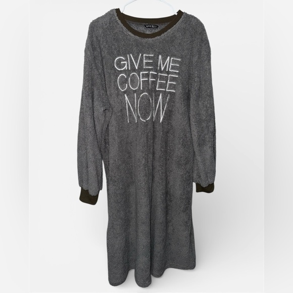 SHEIN Other - ⚡️SHEIN Lounge Dress Give Me Coffee Now Size XL